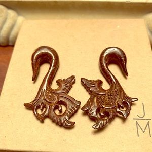 0g Wooden Earrings